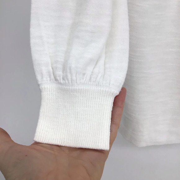 Loft Women’s Tunic Blouse Tie Cotton Lightweight Layer Top/Blouse NWT Size XS - Picture 5 of 7